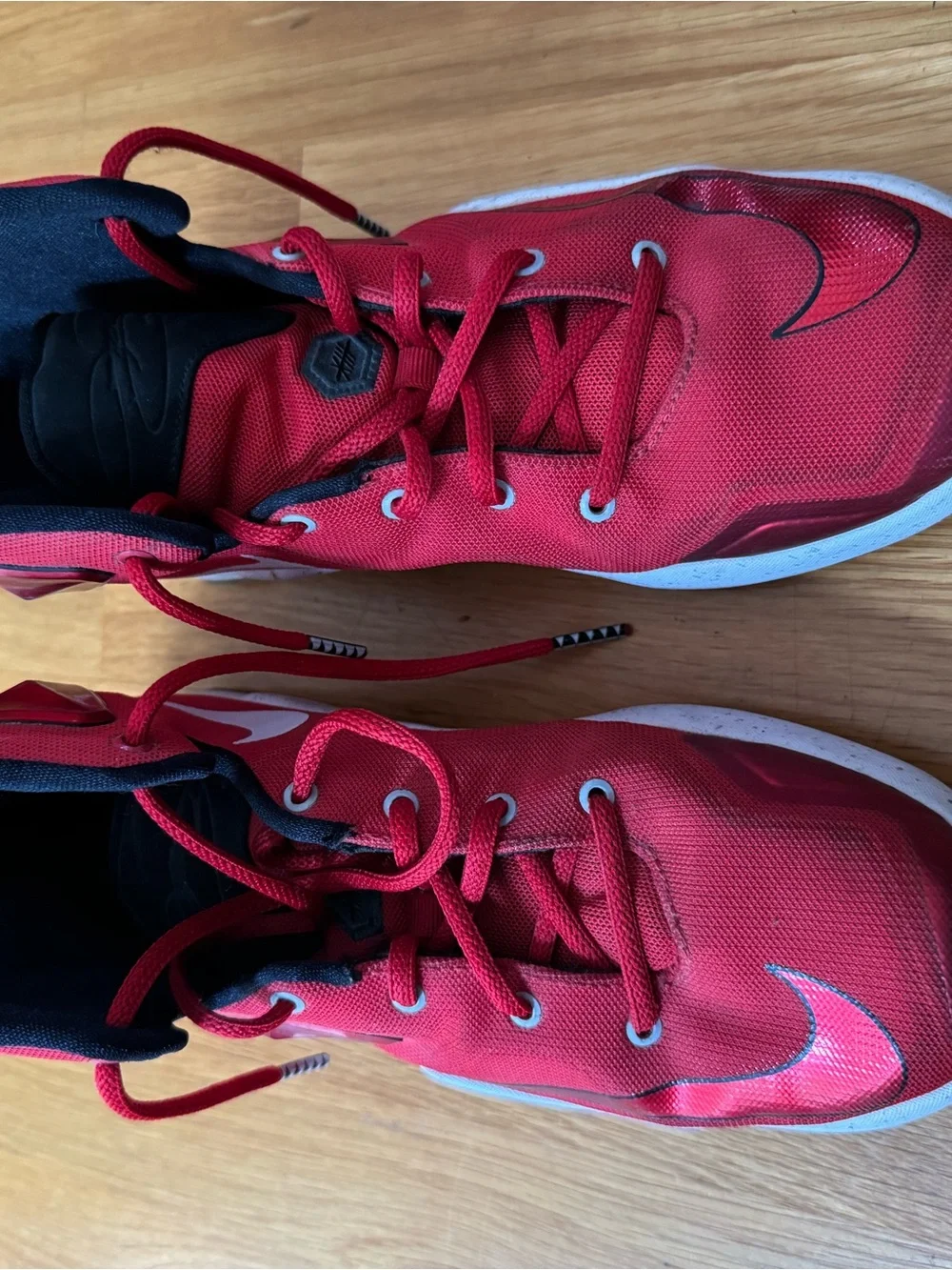 Nike Kids Red and Black Athletic Sneakers